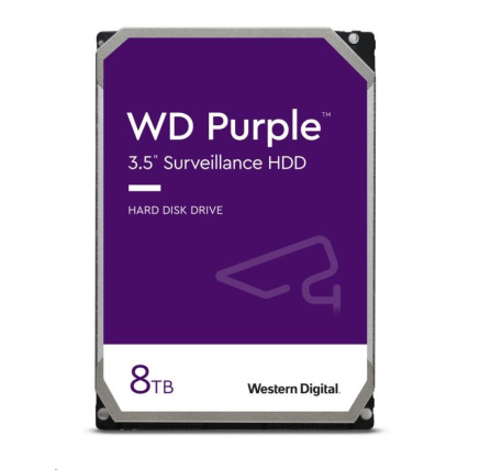 WD PURPLE WD85PURZ 8TB, SATA III 3.5", 256MB 5640RPM, 215MB/s, Low Noise, CMR