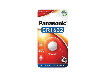 PANASONIC Lithiová baterie (knoflíková) CR-1632EL/1B  3V (Blistr 1ks)