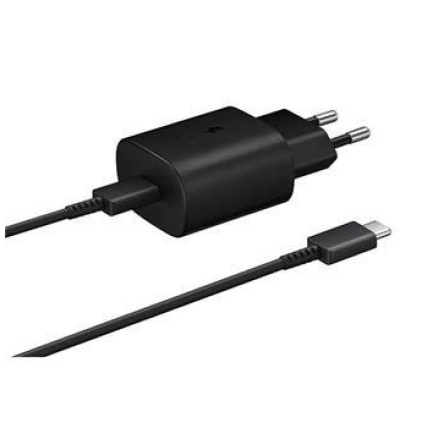 Samsung síťová nabíječka EP-TA800EBE + kabel EP-DG980BBE USB-C, 25W, černá, (bulk) Samsung síťová nabíječka EP-TA800EBE + kabel EP-DG980BBE USB-C, 25W, černá, (bulk)