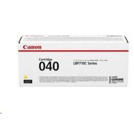 Canon TONER CRG-040Y žlutá pro i-SENSYS LBP710Cx, LBP712Cx, LBP7780Cx (5400 str.) Canon TONER CRG-040Y žlutá pro i-SENSYS LBP710Cx, LBP712Cx, LBP7780Cx (5400 str.)