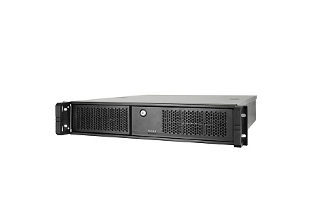 CHIEFTEC skříň Rackmount 2U mATX/ATX, UNC-209SR-B, 400W PSU, 20" Slide Rail, Black
