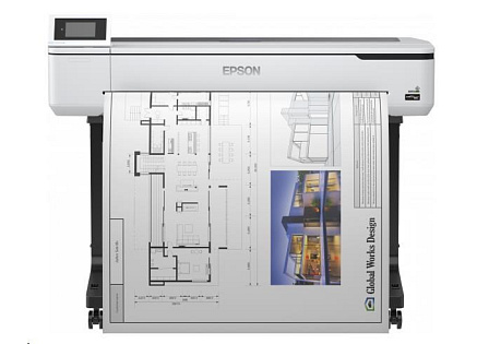 EPSON tiskárna ink SureColor SC-T5100M, 4ink, A0+, 2400x1200 dpi, USB ,LAN ,WIFI, 24 měsíců OnSite servis