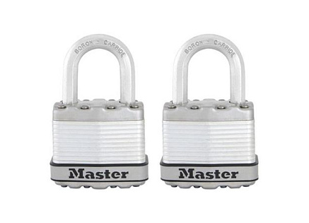 Master Lock Titanový visací zámek  Excell - 45mm (2 ks / blistr)
