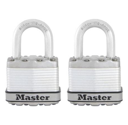 Master Lock Titanový visací zámek  Excell - 45mm (2 ks / blistr)