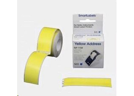 Seiko adresní štítky - žluté, 28x89mm 130ks/role