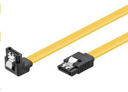 PREMIUMCORD 0,3m SATA 3.0 datový kabel 1.5GBs / 3GBs / 6GBs, kov.západka, 90° PREMIUMCORD 0,3m SATA 3.0 datový kabel 1.5GBs / 3GBs / 6GBs, kov.západka, 90°