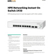 HPE Networking Instant On Switch 8p Gigabit 2p SFP (fanless) 1930