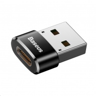 Baseus adaptér USB samec na USB-C samice 5A, OTG, černá
