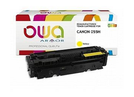 OWA Armor toner pro Canon MF742Cdw yellow, 5.900 str., komp.s 055HY OWA Armor toner pro Canon MF742Cdw yellow, 5.900 str., komp.s 055HY