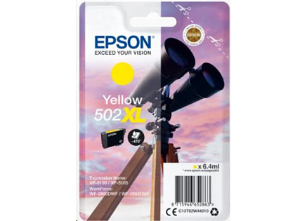 EPSON ink bar Singlepack "Dalekohled" Yellow 502XL Ink EPSON ink bar Singlepack "Dalekohled" Yellow 502XL Ink