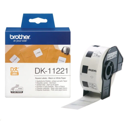 BROTHER DK-11221 (papírové / čtvercové, 23x23mm - 1000 ks) BROTHER DK-11221 (papírové / čtvercové, 23x23mm - 1000 ks)