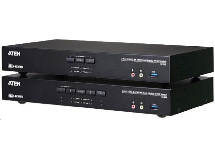 ATEN 2-port USB3.0 4K HDMI Dual Display KVMP přepínač ATEN 2-port USB3.0 4K HDMI Dual Display KVMP přepínač