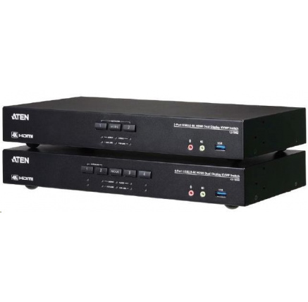 ATEN 2-port USB3.0 4K HDMI Dual Display KVMP přepínač