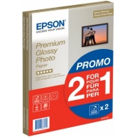 EPSON Paper A4 Premium Glossy Photo 255g/m2 (2x15 sheet) 2 za cenu 1