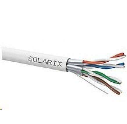 Instalační kabel Solarix STP, Cat6A, drát, LSOH, cívka 500m SXKD-6A-STP-LSOH Instalační kabel Solarix STP, Cat6A, drát, LSOH, cívka 500m SXKD-6A-STP-LSOH