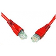 Solarix Patch kabel CAT5E UTP PVC 3m červený snag-proof C5E-114RD-3MB