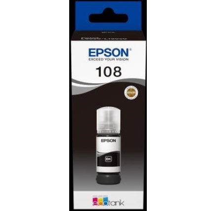 EPSON 108 EcoTank Black ink bottle EPSON 108 EcoTank Black ink bottle