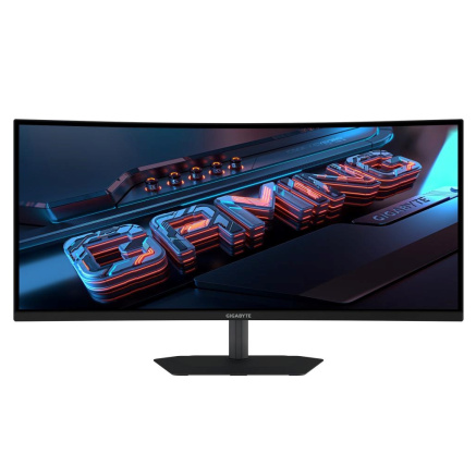 GIGABYTE LCD - 34" Gaming monitor G34WQC2, VA, 21:9, 3440x1440 QHD, 200Hz, 450 cd/m2, 1ms, 2xHDMI, 2xDP