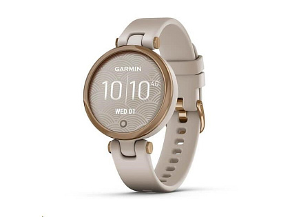 Garmin hodinky Lily Sport Rose Gold/Light Sand Silicone Band Garmin hodinky Lily Sport Rose Gold/Light Sand Silicone Band