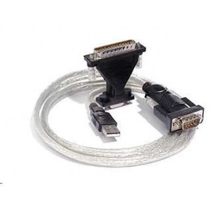 PREMIUMCORD Kabel adaptér USB - sériový port (COM, RS232, redukce) PREMIUMCORD Kabel adaptér USB - sériový port (COM, RS232, redukce)