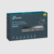 TP-Link switch TL-SG1024D (24xGbE, fanless)