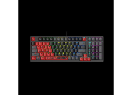 A4tech Bloody Klávesnice S98 Sports, herní klávesnice, mechanická, drátová, Red Switch, CZ/SK, Černá A4tech Bloody Klávesnice S98 Sports, herní klávesnice, mechanická, drátová, Red Switch, CZ/SK, Černá