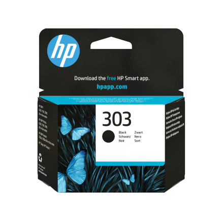 HP 303 Black Original Ink Cartridge (200 pages), T6N02AE HP 303 Black Original Ink Cartridge (200 pages), T6N02AE