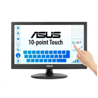 ASUS LCD 15.6" VT169HE Touch 1920x1080,  IPS, Wide Viewing Angle, Frameless, Flicker free, Low Blue Light, HDMI