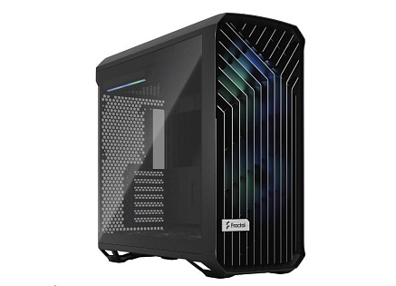 FRACTAL DESIGN skříň Torrent Black RGB TG Light Tint, 2x USB 3.0, bez zdroje, E-ATX