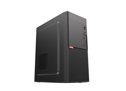 BAZAR - 1stCOOL skříň JAZZ 4, Mid tower, AU, 2xUSB 3.0, 2x USB 2.0, bez zdroje, černá - Po opravě