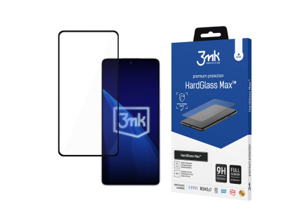 3mk tvrzené sklo HardGlass Max Black pro Redmi Note 14 5G