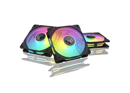 ASUS ventilátor TUF GAMING TR120 ARGB Reverse, 3x120mm, černá