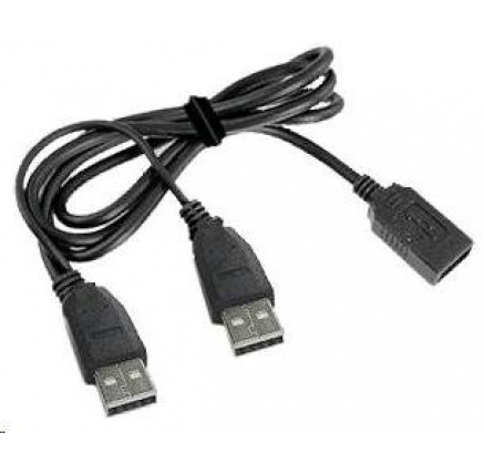 GEMBIRD Kabel USB 2.0 A-A prodlužovací 1m DUÁLNÍ (extra napájení)