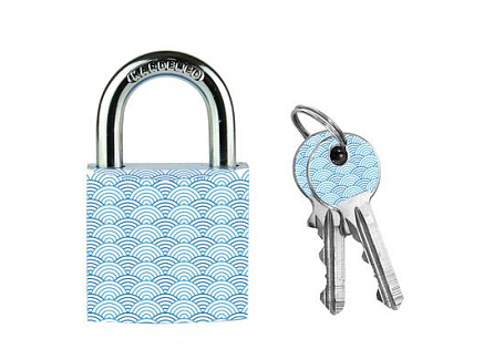 Master Lock Visací zámek  z pevného hliníku 3430EURDWAVE - 30mm