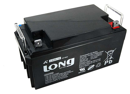 Long 12V 65Ah olověný akumulátor DeepCycle GEL F4
