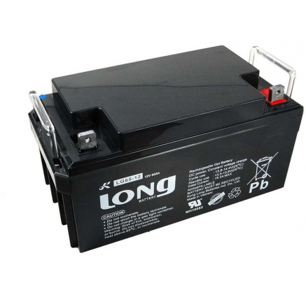 Long 12V 65Ah olověný akumulátor DeepCycle GEL F4 Long 12V 65Ah olověný akumulátor DeepCycle GEL F4