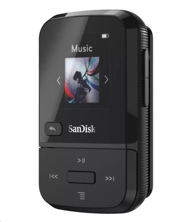 SanDisk Clip Sport Go MP3 Player 32GB, Black Svět Počítačů