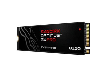 SANDISK SSD OPTIMUS GX PRO 8100 NVMe 2TB PCIe, Gen4, (R:14900, W:14000MB/s), bez chladiče SANDISK SSD OPTIMUS GX PRO 8100 NVMe 2TB PCIe, Gen4, (R:14900, W:14000MB/s), bez chladiče