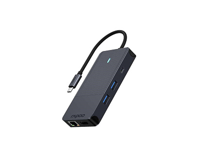 RAPOO adaptér UCM-2005, 10-in-1 USB-C Multiport Adapter RAPOO adaptér UCM-2005, 10-in-1 USB-C Multiport Adapter