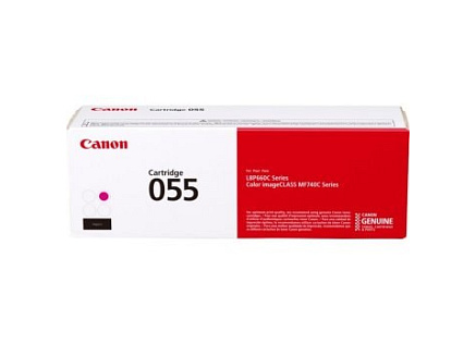 Canon TONER CRG-055 purpurový pro i-SENSYS LBP663Cdw, LBP664Cx, MF742Cdw, MF744Cdw (2 100 str.)