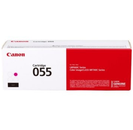Canon TONER CRG-055 purpurový pro i-SENSYS LBP663Cdw, LBP664Cx, MF742Cdw, MF744Cdw (2 100 str.) Canon TONER CRG-055 purpurový pro i-SENSYS LBP663Cdw, LBP664Cx, MF742Cdw, MF744Cdw (2 100 str.)