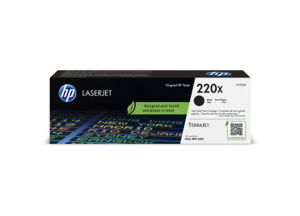 HP 220X Black Original LaserJet Toner Cartridge (7,500 pages)