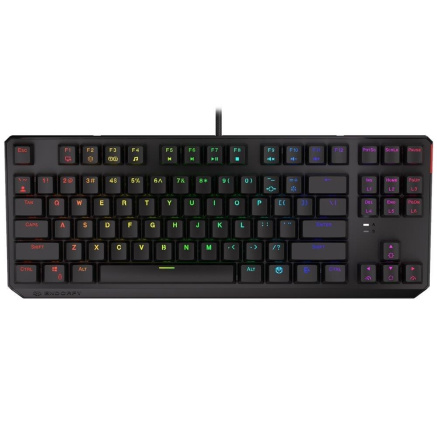 ENDORFY Klávesnice Thock TKL Blue, Mechanická, USB, černá