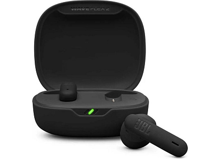 JBL Headphones In-Ear Wave Flex 2 black