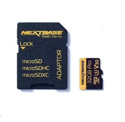 32GB U3 Micro SD Card Nextbase + adapter