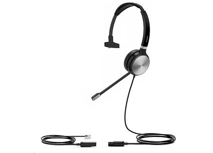 Yealink YHS36 Mono náhlavní souprava na jedno ucho s QD-RJ9 konektory Yealink YHS36 Mono náhlavní souprava na jedno ucho s QD-RJ9 konektory