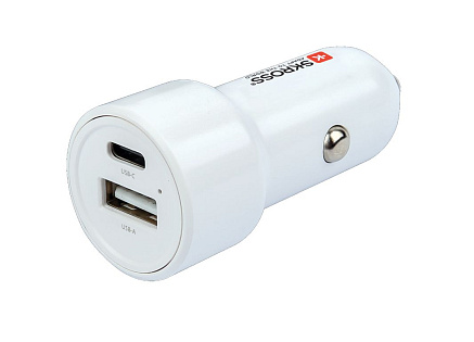SKROSS USB A+C nabíjecí autoadaptér Dual Car Charger, 65W PD