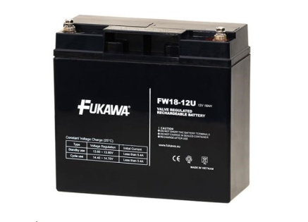 Baterie - FUKAWA FW 18-12 U (12V/18Ah - M5), životnost 5let Baterie - FUKAWA FW 18-12 U (12V/18Ah - M5), životnost 5let