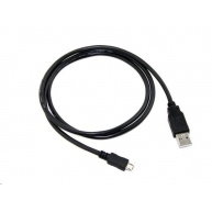 Kabel C-TECH USB 2.0 AM/Micro, 2m, černý