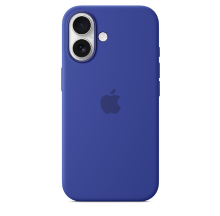APPLE iPhone 16 Silicone Case with MagSafe - Ultramarine APPLE iPhone 16 Silicone Case with MagSafe - Ultramarine